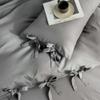 3-Piece Alluring Bedding Set - Super-Soft Microfiber, Solid Hue Duvet Cover & Pillowcases, Cozy Night's Sleep (Color : B, Size : 79X91inch) view 2