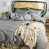 3-Piece Alluring Bedding Set - Super-Soft Microfiber, Solid Hue Duvet Cover & Pillowcases, Cozy Night's Sleep (Color : B, Size : 79X91inch) view 3