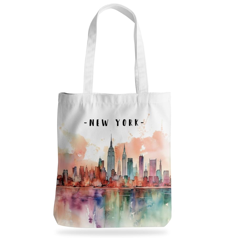 Jeilink New York Souvenirs and Gifts Beach Weekender Tote Bag for Women - Travel Gifts, Reusable Grocery Bags for Bachelorette Party, Christmas, Birthday