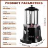 Eastnmythet Hot Chocolate Dispenser 5L/10L, Commercial Electric Hot Chocolate Maker Machine for Heating Chocolate Coffee Milktea Juice, Chocolate Melting Machine,110V 10L view 3