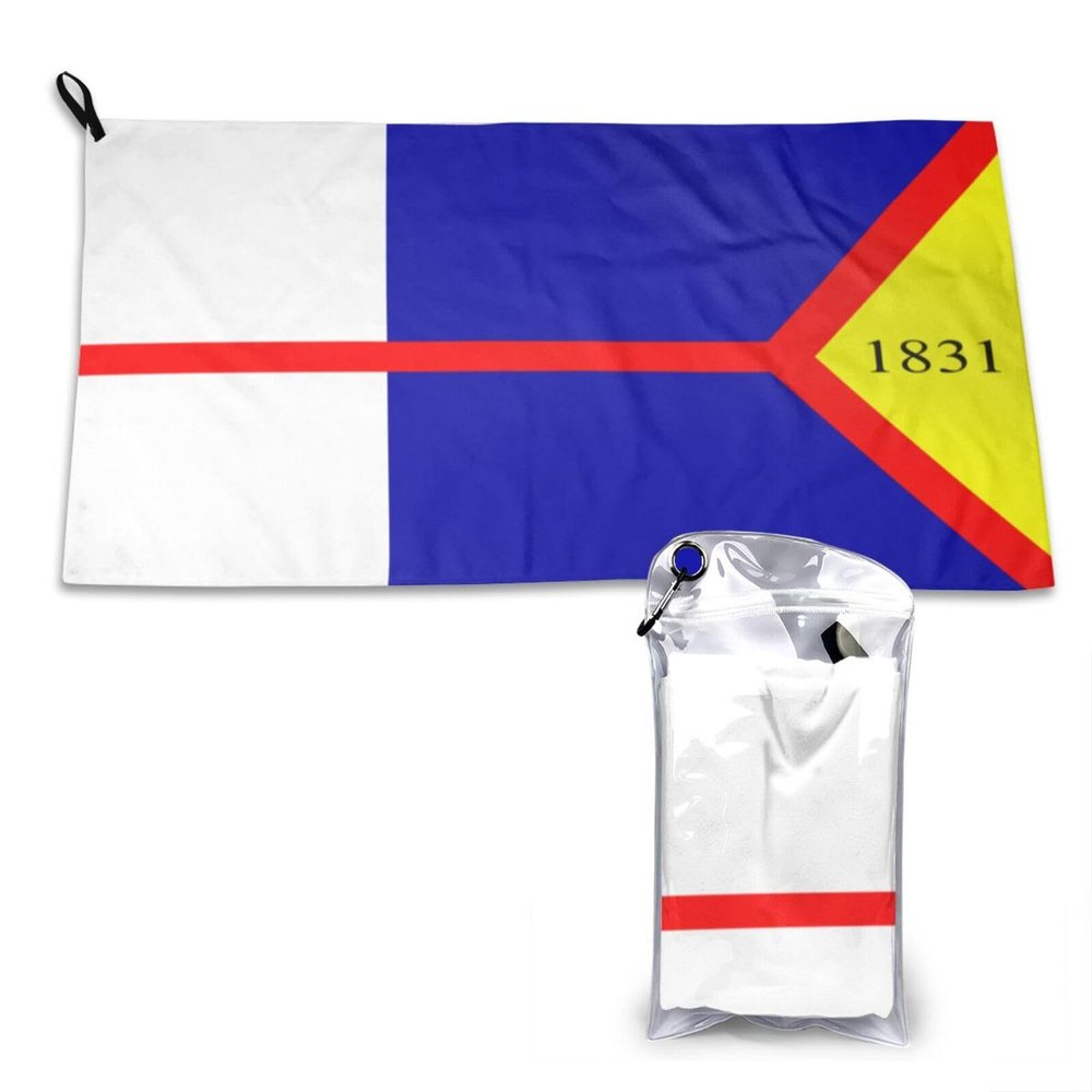KOSPOGO Flag of Athens, Pennsylvania Towels for Bathroom 16x31.5 inch Ultra Soft Quick Drying Hand Towels Camping Fitness Beach Towel Funny Bath Towels
