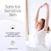 Hooga Grounding Sheet, Organic Fitted Grounded Sheet for Improved Sleep, Pain Relief - Earth Connected Bedding 78x80x15 King Size, Pure Silver Fiber and Cotton, Grounding Cord Included. Off White view 3