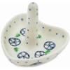 Authentic Polish Pottery Ring Holder in Kickin' It Design Handmade in Bolesawiec Poland by Ceramika Artystyczna + Certificate of Authenticity view 1