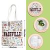 Nashville Tote Bag Nashville Gifts Travel Souvenir Gift Weekender Bags for Women City Lovers Beach Bag Reusable Grocery Bags for Shopping Camping Christmas Birthday Trip Gifts Favors view 4