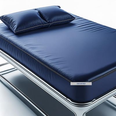 SmartBD Blue Cloud Waterproof Mattress Foam Medical Bedwetting Mattress Plush Firm Motion Fresh Reflection,Adult & Kids,Lux-Tex Foam Camper/Trailer/Truck (7 Inch, 36"x75")