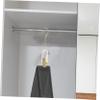 Cabilock 6pcs Cloth Clips Hanging Hooks Boot Hangers for Closet Heavy Duty Sock Hangers view 2