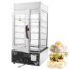 forplubossmmp Electric Steamed Buns Machine/Bun Steamer Showcase 1200W Hot Food Warmer/Steamed Bread Warmer Kitchen Steamer With Tempered Glass/for Convenience Store Restaurant 30-110 view 1