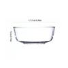 SONGCHAO Salad Bowl Nordic Transparent Glass Bowl Household Fruit Salad Bowl Tableware Heat-resistant Large Soup Bowl Instant Noodle Bowl Pasta Bowls (Color : A2pc, Size : Small) view 2