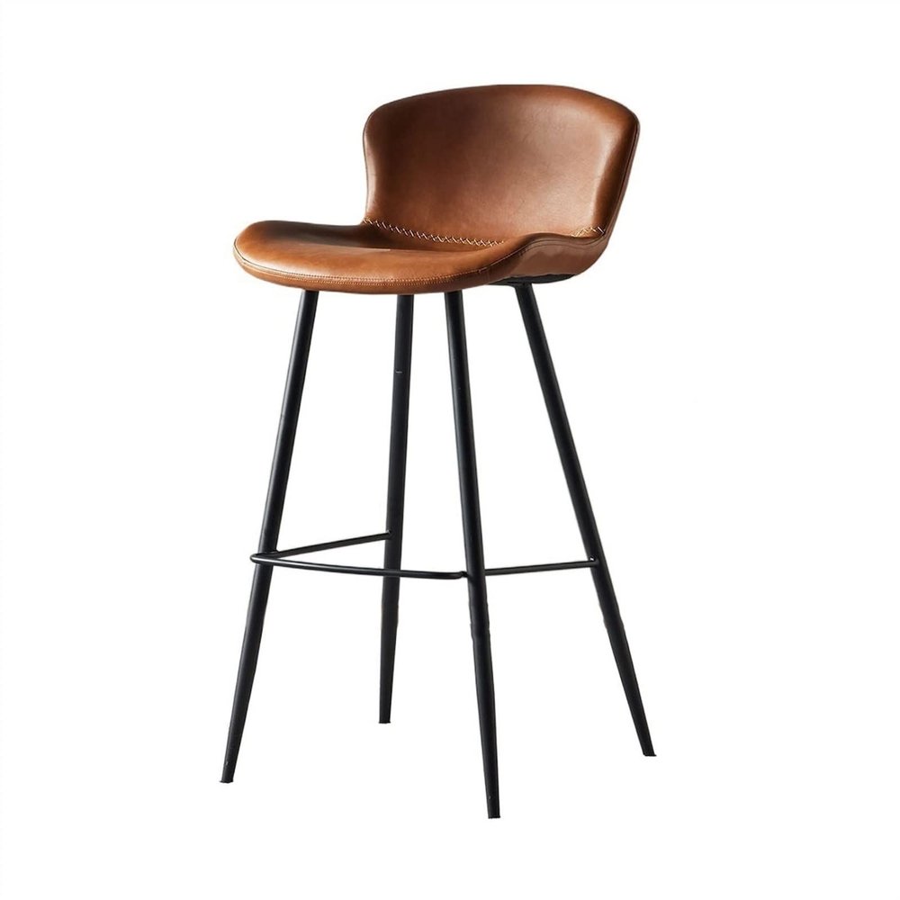 Modern Bar Stools Modern Fashion High Stool Restaurant Bar Counter Front Back Bar Stool Leisure Bar Chair Kitchen Counter Dining Chair Dining Chairs (Color : A)
