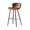 Modern Bar Stools Modern Fashion High Stool Restaurant Bar Counter Front Back Bar Stool Leisure Bar Chair Kitchen Counter Dining Chair Dining Chairs (Color : A) view 1