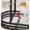 Ceiling Shelf Floating Shelves Kitchen Storage Wine Rack,Height Adjustable Hanging Wine Glass Rack, Wine Bottle, Wine Glass, Restaurant, Bar Dish Storage Rack Perfect for Bar Cafe Kitchen ( Color : Bl view 2