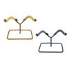KTELI Natural Crystal Heart Stone Mine Stand Holder Cluster Fossil Specimen Storage Display Rack Base Brackets Gold Easy Install Easy to Use view 3