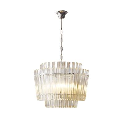 INTRIXX French Romantic Crystal Pendant Lamp American Modern Luxury Atmosphere Living Room Bedroom Staircase Decoration LED Pendant Lamp,Crystal Chandelier