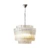 INTRIXX French Romantic Crystal Pendant Lamp American Modern Luxury Atmosphere Living Room Bedroom Staircase Decoration LED Pendant Lamp,Crystal Chandelier view 1