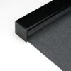 HOTSOON Roller Blinds for Windows, Cordless Blackout Linen Fabric Roller Shades, Custom Size Privacy Easy to Install Roll Up Shades for Home Office, Black Gray, 81" W x 80" H view 1