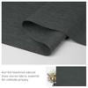 HOTSOON Roller Blinds for Windows, Cordless Blackout Linen Fabric Roller Shades, Custom Size Privacy Easy to Install Roll Up Shades for Home Office, Black Gray, 81" W x 80" H view 3