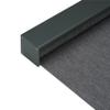 HOTSOON Roller Blinds for Windows, Cordless Blackout Linen Fabric Roller Shades, Custom Size Privacy Easy to Install Roll Up Shades for Home Office, Dark Gray, 73" W x 88" H view 1