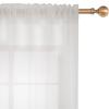 DotheDrape Semi Sheer Rod Pocket Curtains, 82 Inches Long for Living Room view 2