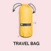 BAY LAUREL Turkish Beach Towel with Travel Bag 39 x 71 Quick Dry Sand Free Lightweight Large Oversized Towels Light (Powder with Yellow Bag) view 2