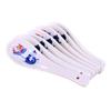 ARCEFT Scoop 7 Pieces Ceramic Spoon with Blue Pattern Design Tea Spoons, Table Spoons, Dessert Spoons Asian Spoon, 5.3 Inches Long Soup Spoon view 1