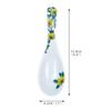 ARCEFT scoop Set of Two Japanese Porcelain Soup Spoons 5.4"" Handmade Ceramic Soup Spoon Retro Design soup spoon (Color : D), 20010125 view 2