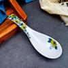 ARCEFT scoop Set of Two Japanese Porcelain Soup Spoons 5.4"" Handmade Ceramic Soup Spoon Retro Design soup spoon (Color : D), 20010125 view 4