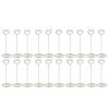 NOENNULL 20Pcs Place Card Holders for Table Number Holders, Wire Picture Holders, Small Table Card Holders, Photo Holders for Centerpieces, Wedding Reception, Party, Birthday (Silver) view 1