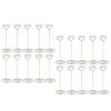 NOENNULL 20Pcs Place Card Holders for Table Number Holders, Wire Picture Holders, Small Table Card Holders, Photo Holders for Centerpieces, Wedding Reception, Party, Birthday (Silver) view 4