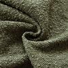 Foindtower Pack of 2 Textured Boucle Throw Pillow Covers Accent Solid Pillow Cases Cozy Soft Decorative Couch Cushion Case for Chair Sofa Bedroom Living Room Home Decor 18x18 Inch Moss Green view 3