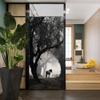 Dunmat Farmhouse Horse Window Privacy Film Rustic Woods Misty Animal Stained Glass Window Coverings Glass Sticker Frosted Window Film for Home Office Stores 31.5Wx47.2L inch view 4
