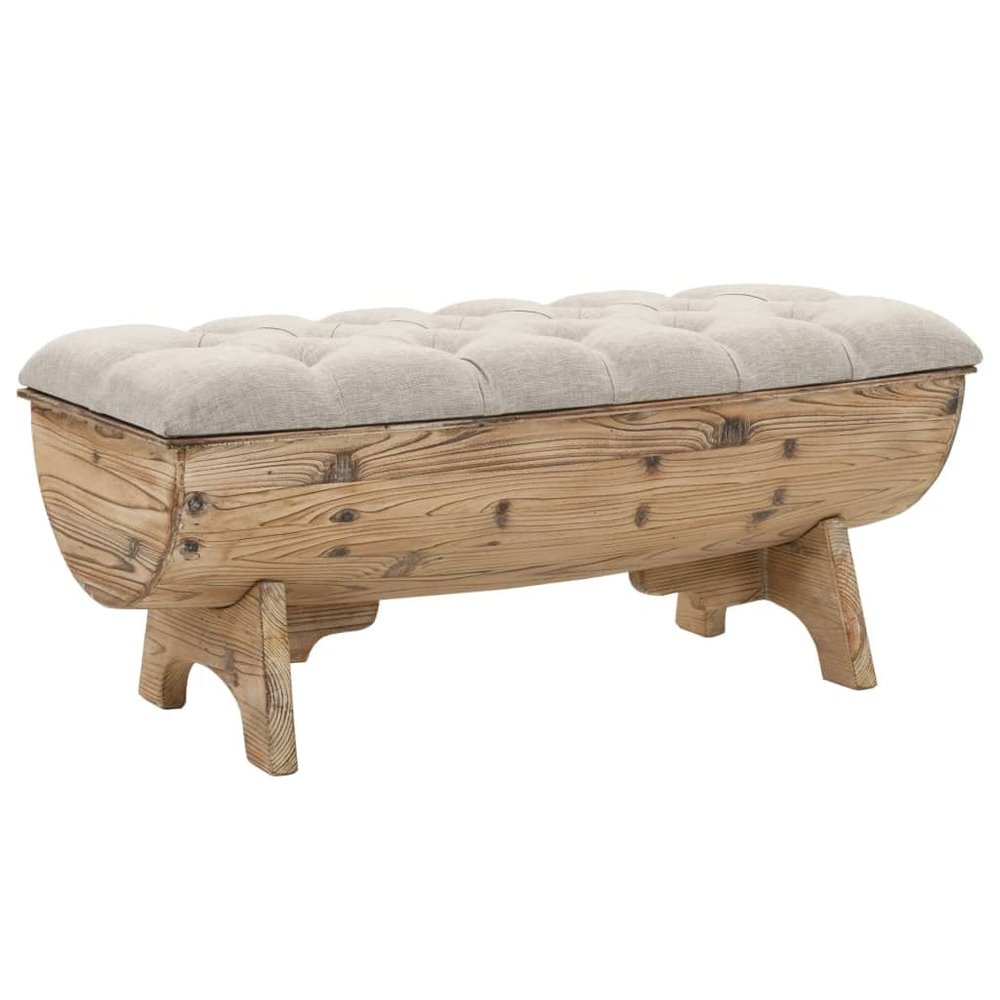HEFZGDB Storage Bench 40.6" Solid Wood Fir