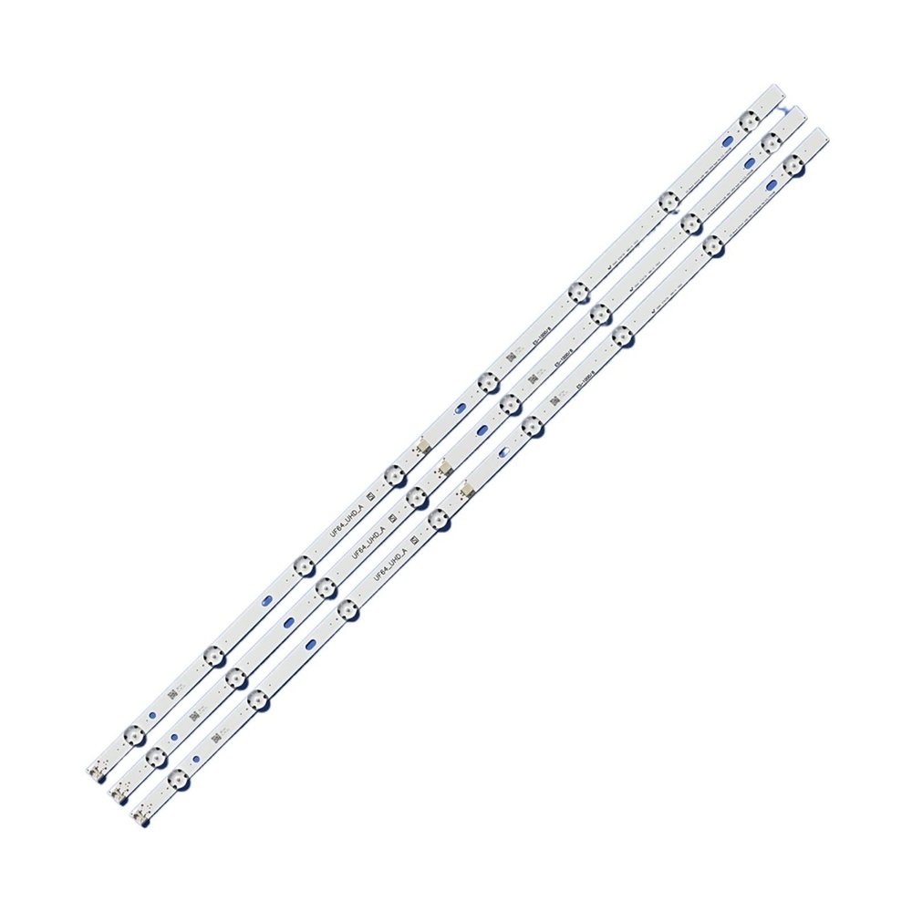 FEILUDE 3PCS 8LEDs 850mm LED Backlight Strip Fit for LG 43LH604V 43LH60_FHD_A Type UF64_UHD_A 43UH610V 43UF640 43UH610A 43LH5700