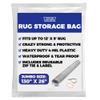 Heavy Duty Rug Storage Bag - Reusable Rug Shipping Bag, Waterproof Plastic Rug Cover - Fits Rolled Carpet Up to 9 x 12 Feet, 4 Mil Thick Tear Proof Plastic Storage Bag - 1 Clear Bag, 130 x 26 Inches view 1