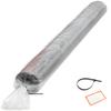 Heavy Duty Rug Storage Bag - Reusable Rug Shipping Bag, Waterproof Plastic Rug Cover - Fits Rolled Carpet Up to 9 x 12 Feet, 4 Mil Thick Tear Proof Plastic Storage Bag - 1 Clear Bag, 130 x 26 Inches view 3