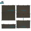 Bynbbur 7'W x 7'H Outdoor Patio Shades Foldable Roller Blinds, 220 GSM Sun Shade Roll Up Porch Screens Exterior Shade Cloth for Deck Pergola Backyard, Brown view 2