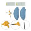 ORCOW Filter Compatible with MEDION MD 20041 S12 SW and MD 19601 Robot Vacuum Cleaner Spare Replacement Parts Side Brushes Filter Mop Cloth view 3