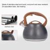 3L Tea Kettle Stovetops,Stainless Steel Water kettles for Stove Top Teatop with Anti Hot Ergonomic Handle for Coffee Tea Milk view 3