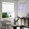 HOTSOON Blackout Roller Shades for Windows, Cordless Roller Blinds with Cassette Valance, Thermal Insulated Fabric UV Protection, Window Shades for Home,Office,Bedroom,Door, Pure White,32.5"W x 64"H view 2