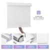 HOTSOON Blackout Roller Shades for Windows, Cordless Roller Blinds with Cassette Valance, Thermal Insulated Fabric UV Protection, Window Shades for Home,Office,Bedroom,Door, Pure White,32.5"W x 64"H view 4