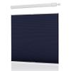 ZimJAHO No Drill No Tools Cellular Shades Top Down Bottom Up Blackout Cordless Honeycomb Blinds Easy to Install UV Protection Window Shades for Office Home Noise Reduction, Dark Blue, 51" W x 48" H view 1