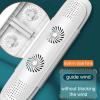 Air Vent Deflector Adjustable for Wall Ac Unit Made of ABS Easy to Install, Air Conditioner Deflector Vent Cover Helps Cooling/Heating Air Circulation 74-103cm view 3