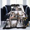 CYAHSJE Custom Blankets with 8 Photos and Text, Personalized Picture Blankets with Multiple Designs,Customized Blanket Gifts for Christmas Birthday Valentine's Day view 2