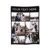 CYAHSJE Custom Blankets with 8 Photos and Text, Personalized Picture Blankets with Multiple Designs,Customized Blanket Gifts for Christmas Birthday Valentine's Day view 3