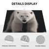 Dish Drying Mat for Kitchen Counter 18x24 Inch Microfiber Dish Drying Pad Polar Bear Absorbent Large Dishes Drainer Mats for Kitchen Countertops Sinks Draining Racks view 3