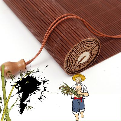 Bamboo Blind Bamboo Roll Up Blinds Bamboo Roll Up Shades Bamboo Shades Blinds, Bamboo Roller Blinds, Retro Patio Shades Roll Up Outdoor, Outdoor Blinds for Patio 3448in/86122cm WH A3