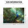 Dish Drying Mat for Kitchen Counter 18x24 Inch Microfiber Dish Drying Pad Peacock Absorbent Large Dishes Drainer Mats for Kitchen Countertops Sinks Draining Racks view 2