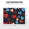 Dish Drying Mat for Kitchen Counter 18x24 Inch Microfiber Dish Drying Pad arious heart shapes Absorbent Large Dishes Drainer Mats for Kitchen Countertops Sinks Draining Racks view 2