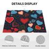 Dish Drying Mat for Kitchen Counter 18x24 Inch Microfiber Dish Drying Pad arious heart shapes Absorbent Large Dishes Drainer Mats for Kitchen Countertops Sinks Draining Racks view 3