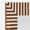 Hansa Rectangular Rosewood Wall Mount Elegant Mirror for Living Room,Bathroom, Bedroom,Bathroom Decor(36x24 inch,Brown) view 2