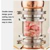 MiBoce Home Moonshine Still Distiller, 2L/3L Pure Copper Alembic Still, with Removable Glass Accessories, Water Pump Hose, for Whiskey, Moonshine Essential Oils view 2